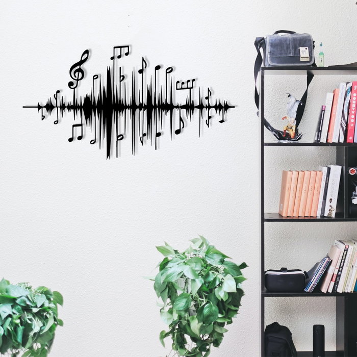 Wallity Lal Escultura de Pared de Metal Negra Wallity Lal Escultura de Pared de Metal Negra